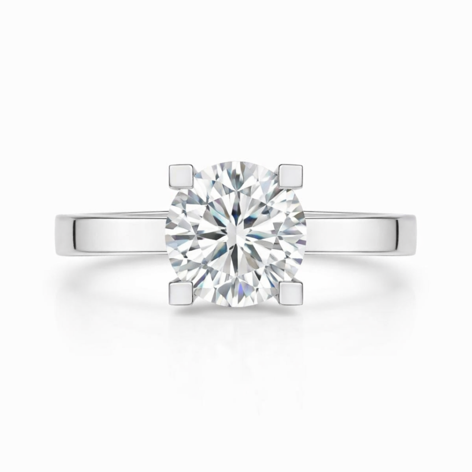 1.50 Karat HRD Antwerp Sertifikalı Pırlanta Tektaş Yüzük D SI