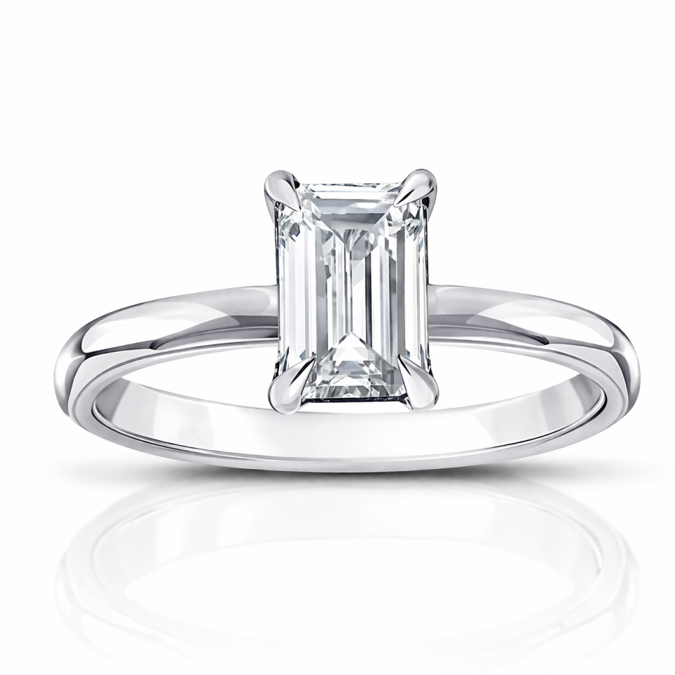 1.00 Karat HRD Antwerp Sertifikalı Pırlanta Tektaş Yüzük G IF