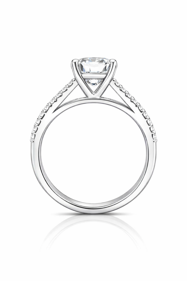 0.61 Karat HRD Antwerp Sertifikalı Pırlanta Tektaş Yüzük E SI1