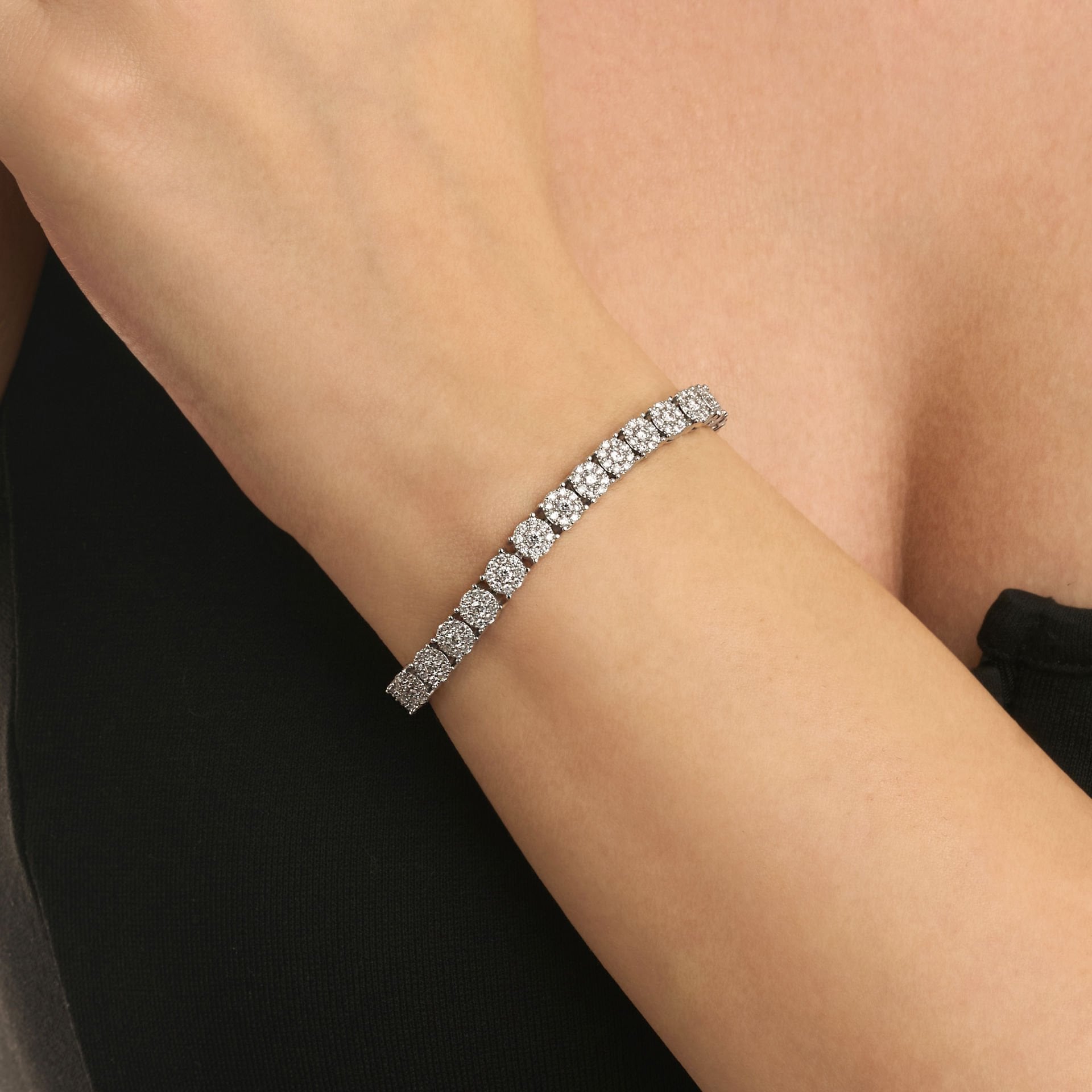 3.40 Karat Coronet Su Yolu Bileklik 14 Ayar Altın