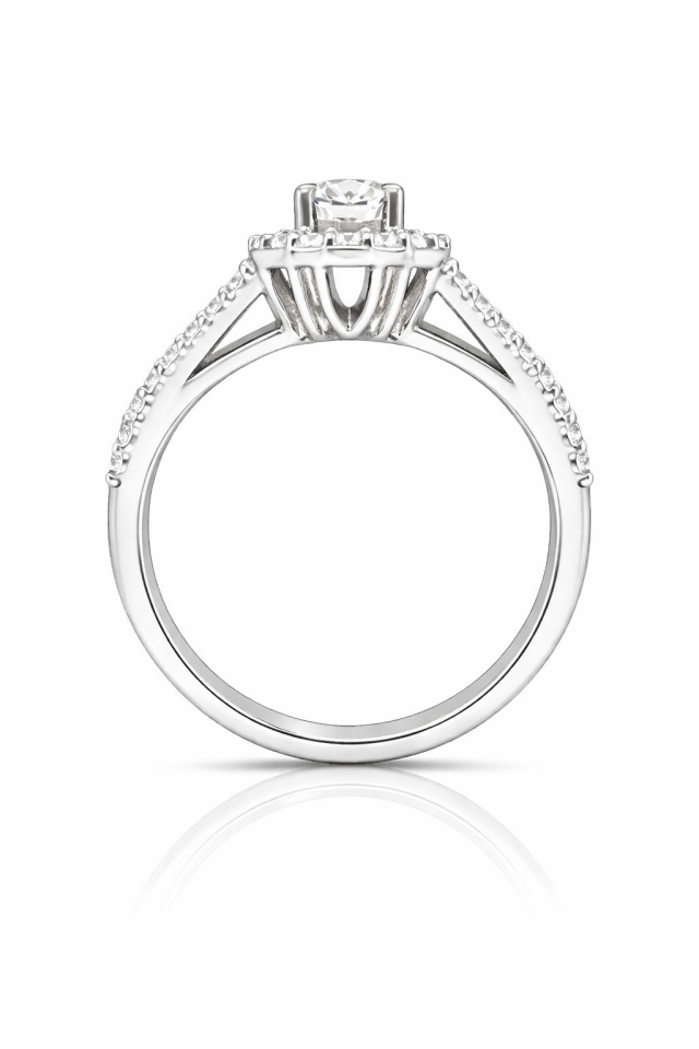 0.83 Karat HRD Antwerp Sertifikalı Pırlanta Tektaş Yüzük E SI1