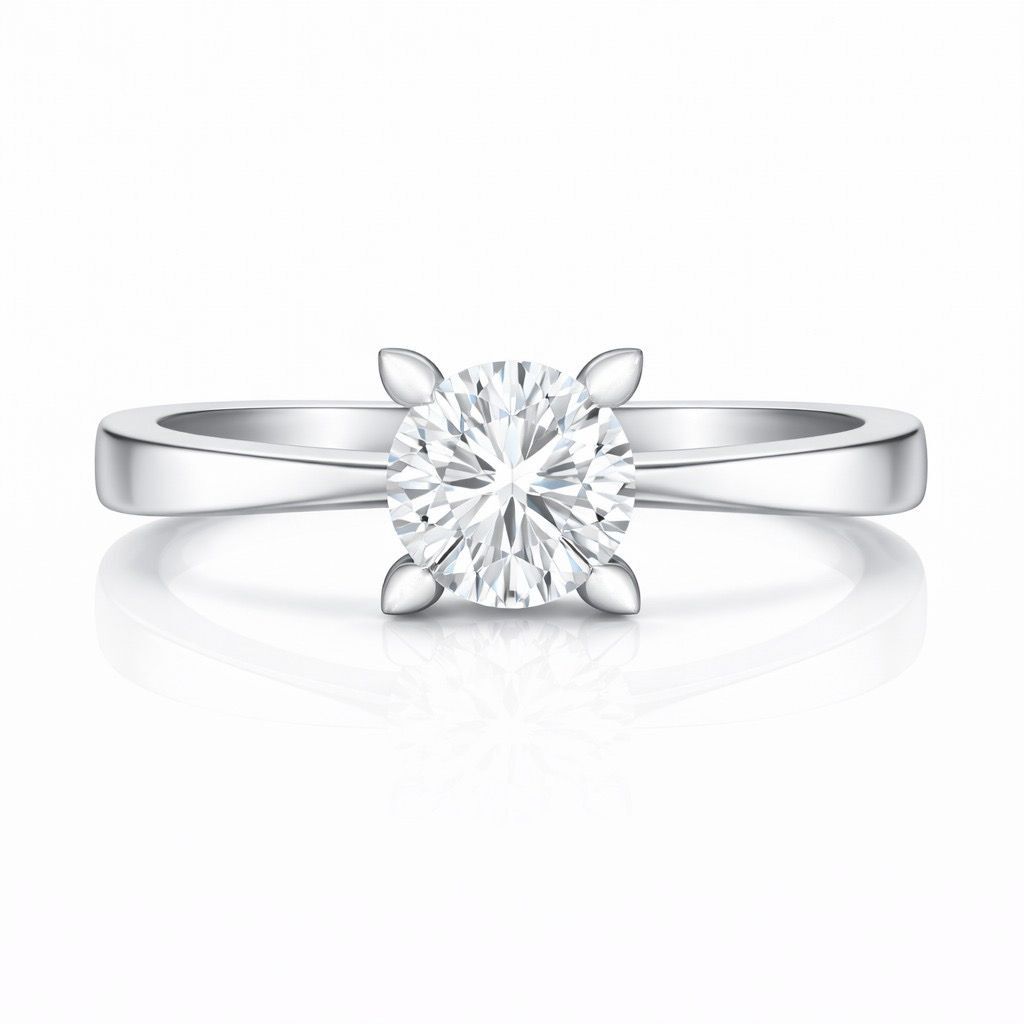 0.31 Karat HRD Antwerp Sertifikalı Pırlanta Tektaş Yüzük E SI