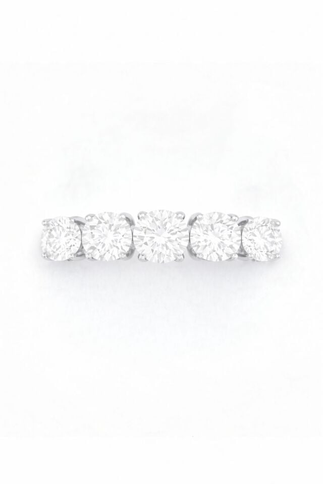 1.50 Karat Pırlanta Tel Tırnak Beştaş Yüzük