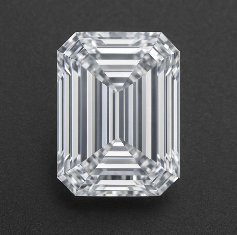 1.01 Karat G Loup Clean Emerald Kesim Uluslarası HRD Pırlanta Sertifikalı Çıplak Pırlanta