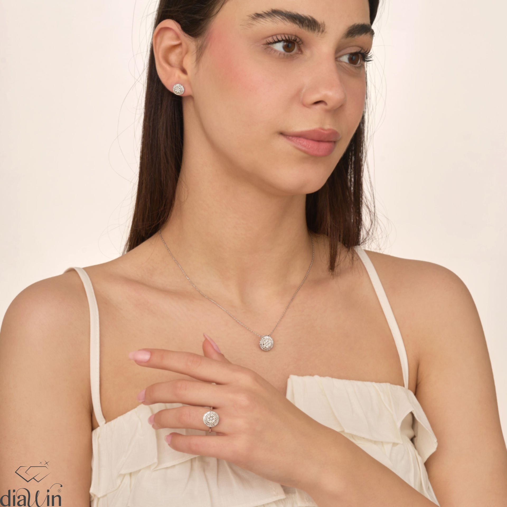 Güneş Baget Tasarım Pırlanta Set